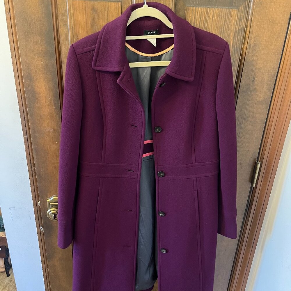J.Crew Italian Double-Cloth Wool Day Coat